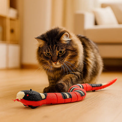 Katte legetøj slange RC ⎜ Interaktiv leg og træning af instinkt