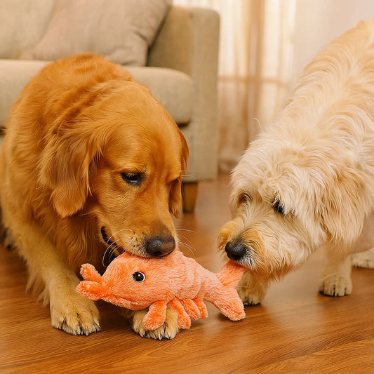 Hundelegetøj Plush Shrimp ⎜ Biting and Active Play