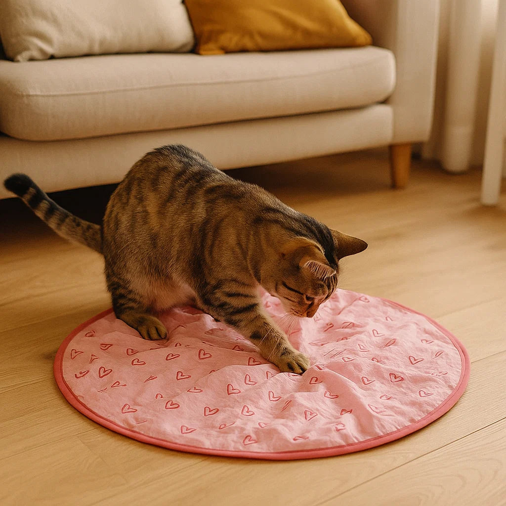 Legetøjsmåtte til katte ⎜ Kradsning, jagt og selvstændig leg